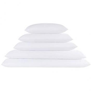 Almohada de Fibra Tacto Pluma Extra Suave con Tratamiento Antiácaros y Antibacterias - Todas las Medidas Disponibles