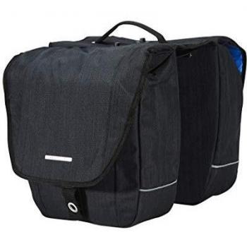 Alforjas Desmontables New Looxs Avero de Polyester Impermeables 25L en Color Negro