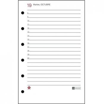 Miquelrius - Recambio Agenda 16 meses Integral - Día Página - Tamaño Caddy 80 x 120 mm