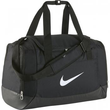 Nike Club Team Swoosh Duff S - Bolsa para hombre, color negro / blanco, talla única
