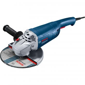 Bosch Amoladora Angular 230 mm GWS 2200-230 con Arranque Suave, en Caja de Cartón / 2200 W