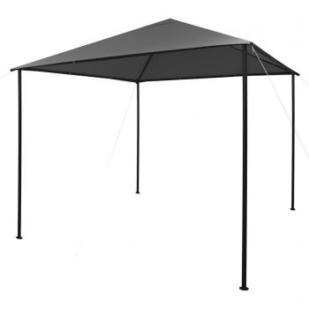 Garden Gazebo - 3 x 3 meter with Anthracite Fabric and Steel