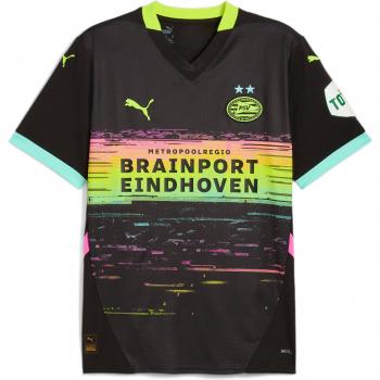 Puma PSV Eindhoven Away Shirt 2024-25 - Black - Male - Size: Medium Adults