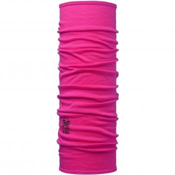 original buff merino lana buff® solid rosa hibiscus - lana buff para unisex, color multicolor,  adulto