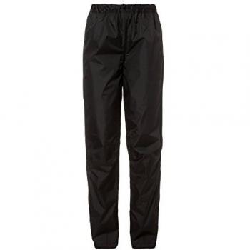 Vaude Women's Fluid Waterproof Pants - Black Size 46