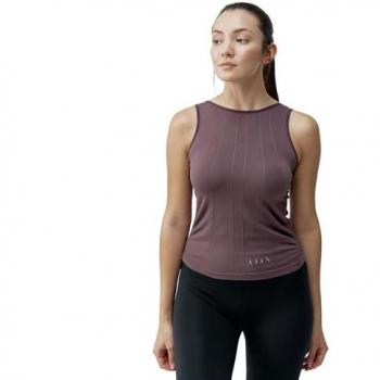 Camiseta sin mangas Yara de Born Living Yoga para mujer en violeta claro - Talla S