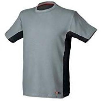 CAMISETA STRETCH 8175 GRIS/NEGRO T-L