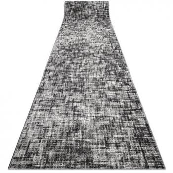 Alfombra de Pasillo Moderna Gris 70x300 cm Fasti Cuadros Silver