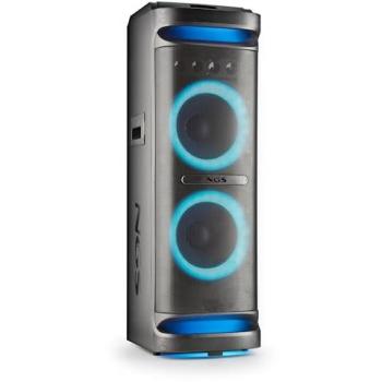 NGS Wild Space 3 Portable Bluetooth Speaker - 4000W RMS, TWS, Double Subwoofer, RGB LED Lights