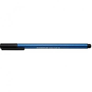 Staedtler Noris Triplus Ball 437 M-9. Bolígrafo con punta de bola y anchura media. Caja con 10 bolígrafos de color negro.