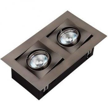 Bricolux - Spot halogeno empotrab. c/lamp gu10 2und