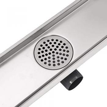 vidaXL Desagüe Lineal de Ducha 630x140 mm Flujo 40 L/min Acero Inoxidable