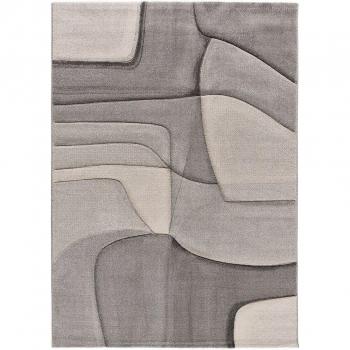 Alfombra Abstracta de Interior Gris MEDEL - 80x150, 140x200, 160x230 cm