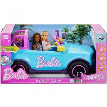 Vehículo Mattel Hot Wheels Barbie - coche de juguete, diseño inspirado en Barbie, escala 1:64, incluye detalles coloridos y gráficos temáticos de Barbie, fabricado en plástico y metal