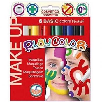 Playcolor Make Up pocket - Maquillaje - 6 Colores Metallicos surtidos - 01001