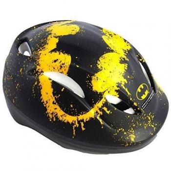 Casco Infantil Batman - Negro y Amarillo - Talla 52-56 cm