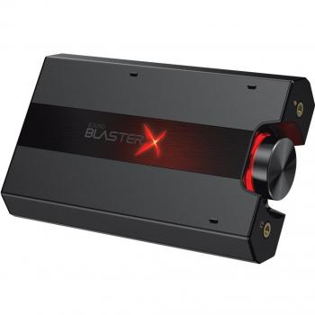 Creative SB1700 - Tarjeta externa de sonido audio 7,1 HD, amplificador para cascos, color Negro