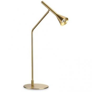 Lámpara de Mesa DIESIS LED Regulable 6,5W en Latón, Luz Cálida 3000K con Interruptor Integrado