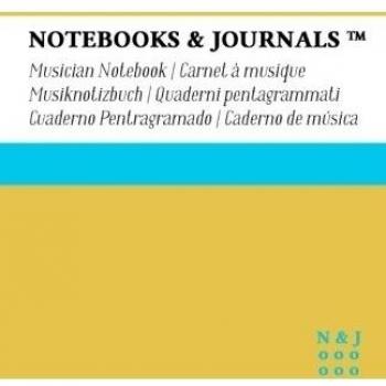 Cuaderno de Música Notebooks & Journals, Large, Amarillo, Tapa Blanda: