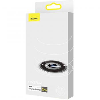 Baseus iPhone 13 Pro/13 Pro Max Camera Full-Frame Lens Film Triple Camera (2pcs/pack) Transparent (SGQK000102)