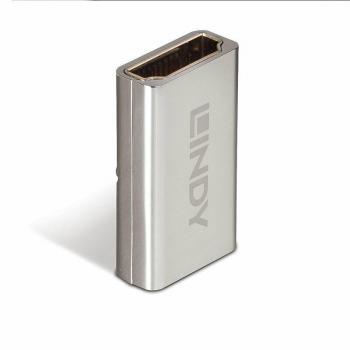 Adaptador HDMI 2.1 Hembra a Hembra Super Slim 48 Gbps, Compatible con 8K 60 Hz, Conectores Dorados
