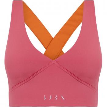 Top de mujer Iris Born Living Yoga - Medium Support Rosa L