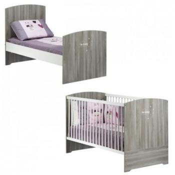 Cama Evolutiva para Bebé 70x140 cm Smile Chêne Silex