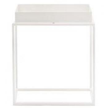 Hay - Hay dk tray table heno mesa de centro cuadrada de bandeja 40 x 40 cm blanco