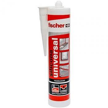 fischer - silicona transparente para el sellado de juntas superficies no porosas, secado rápido, con fungicida, buena resistencia a productos de limpieza