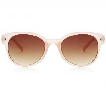 Gafas de Sol Ovaladas con Montura Completa Metálica Marrón para Mujer - SmartBuy Collection