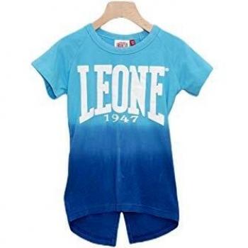 Leone - Camiseta niña Manga Corta Bicolor - Azul Real