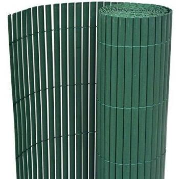 vidaXL Valla Jardín Doble Cara 150x500 Verde Cerca Cercado Vallado Reja Verja