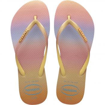 Havaianas Slim Gradient Sunset Chancla Mujer Dorado 37.5