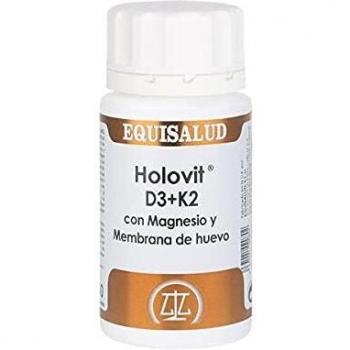 HOLOVIT D3+K2 con magnesio y membrana huevo 50cap