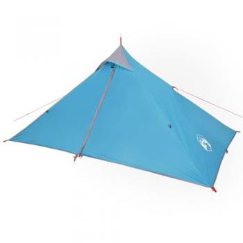 Tienda de Campaña Tipi para 1 Persona Impermeable, Toldo Portátil de Senderismo, Refugio de Camping, Carpa de Exterior, Color Azul