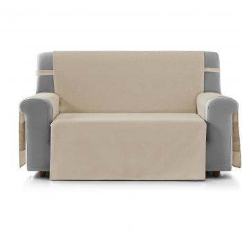Eiffel Textile Marsella Cubre Sofá Algodón Marfil 190 x 195 x 2 cm 4 Plazas