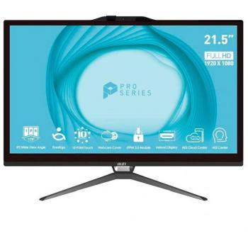 MSI Pro AP222T 13M-003EU All-in-One Computer - Intel Pentium Gold G7400 Dual-core (2 Core) 3.70 GHz - 4 GB DDR4 SDRAM RAM - 128 GB SSD -