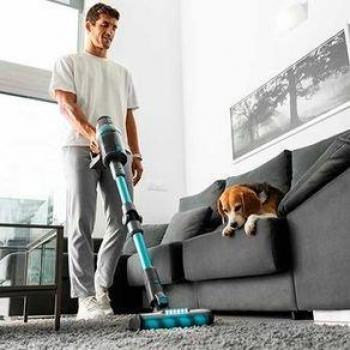 Cecotec Conga RockStar 2500 Advance ErgoWet Aspirador Vertical sin Cable 4 en 1, 680W, Gris Oscuro