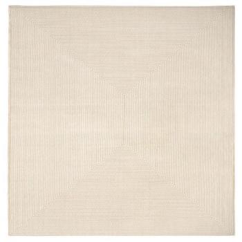 Alfombra de Exterior Quadro Marrón 300x300 cm