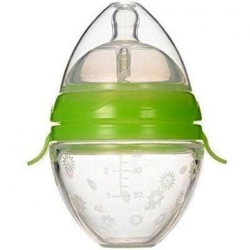 Anself - 80ml Biberón de Silicona Portátil,Suave,Sin BPA