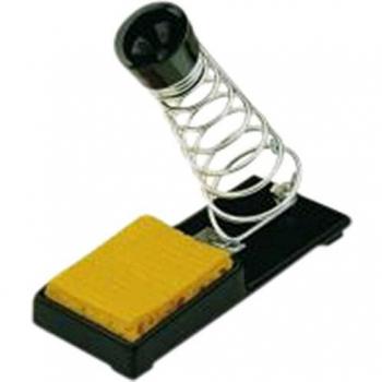 Soldering iron holder with sponge