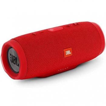 JBL Charge 3 - Altavoz inalámbrico portátil, color rojo