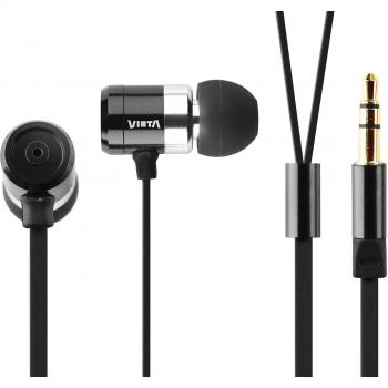 Vieta VHP-BU160BK - Auriculares de botón, color negro