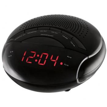 Nevir NVR-335DD Radio Reloj Despertador Digital Negro con Sintonizador AM/FM