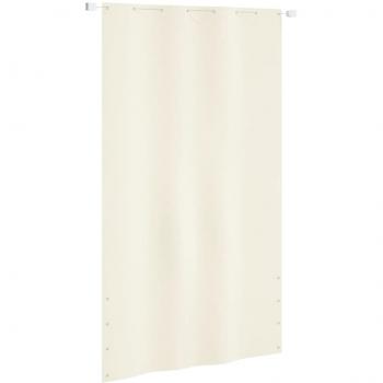 Pantalla de balcón 140x240 cm en color crema de tela Oxford