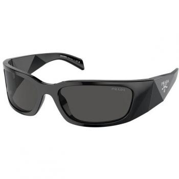 Prada PR A19S 1AB5S0 Men's Butterfly-shaped Black Sunglasses Size 60