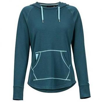 Marmot Sudadera para Mujer La Linea de Wm's, Mujer, Suéter pulóver, 47330-2209-3-S, Azul petróleo Oscuro, Small