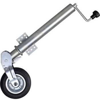 vidaXL Rueda Jockey de Remolque 60 mm con Abrazadera Accesorio Coche Caravana