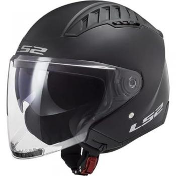 LS2 OF600 Copter II Casco Jet - Negro Mate (M)