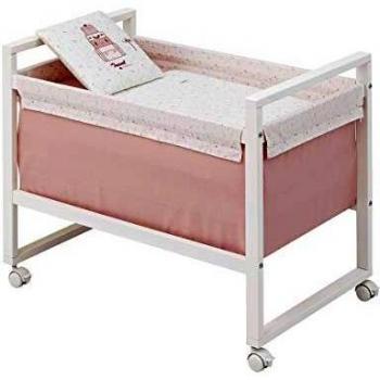 Cambrass Minicuna Cuadrada Next Sky Rosa 55x88x72 cm